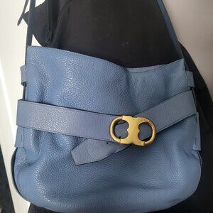 Tory Burch Blue Leather Gemini Link bag